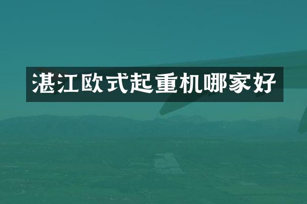 湛江歐式起重機(jī)哪家好