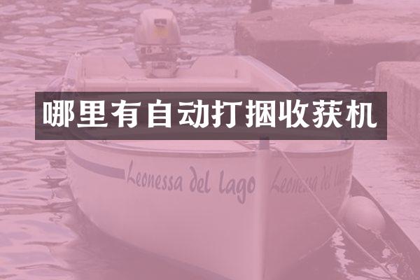 哪里有自動打捆收獲機