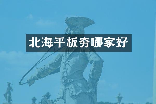 北海平板夯哪家好