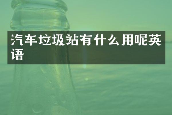 汽車?yán)居惺裁从媚赜⒄Z(yǔ)