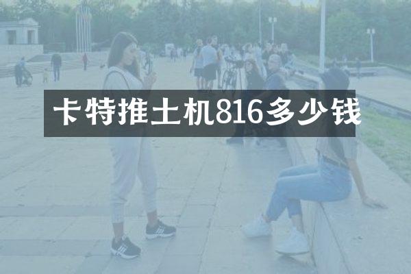 卡特推土機816多少錢