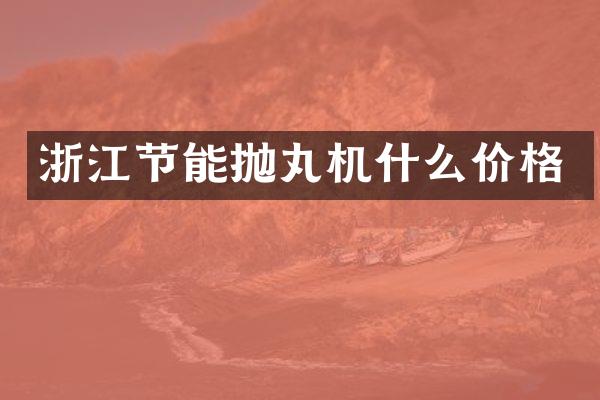 浙江節(jié)能拋丸機(jī)什么價(jià)格