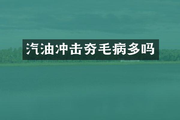 汽油沖擊夯毛病多嗎