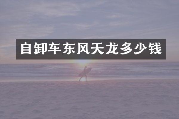 自卸車(chē)東風(fēng)天龍多少錢(qián)