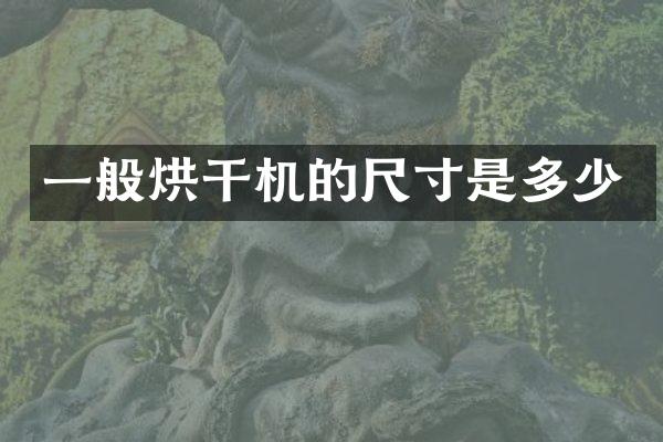 一般烘干機的尺寸是多少