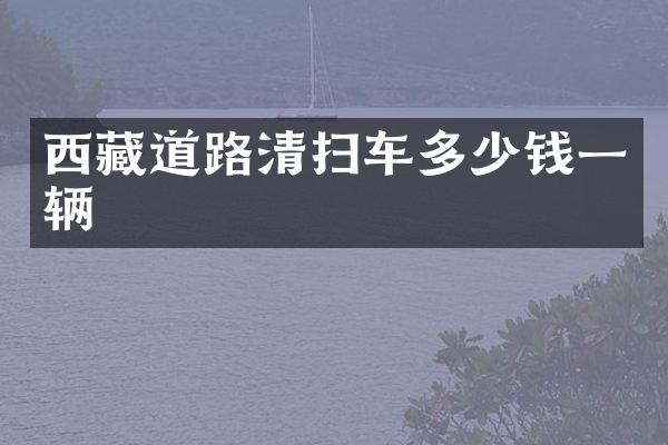 西藏道路清掃車多少錢一輛