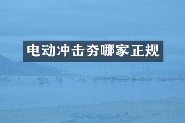 電動(dòng)沖擊夯哪家正規(guī)