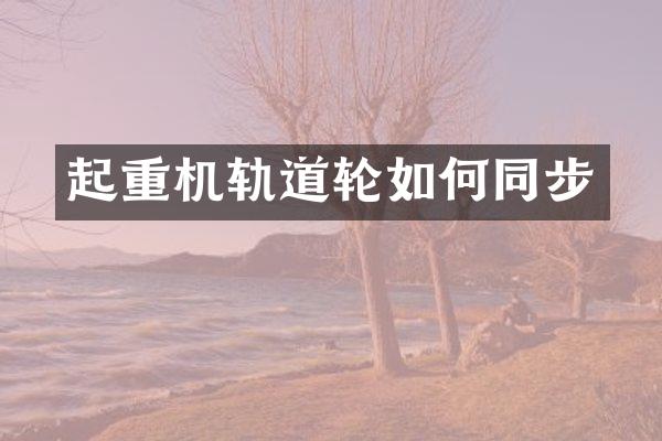 起重機(jī)軌道輪如何同步