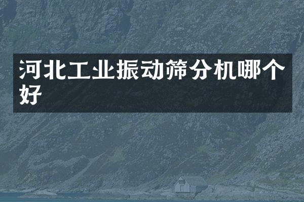 河北工業(yè)振動篩分機哪個好