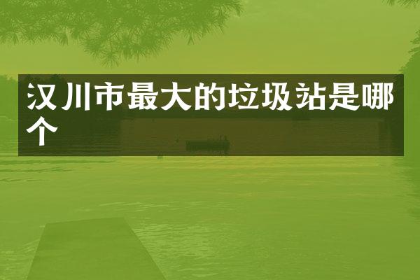 漢川市最大的垃圾站是哪個(gè)