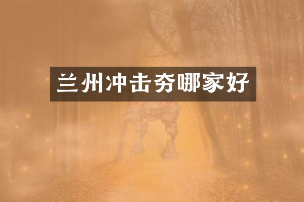 蘭州沖擊夯哪家好