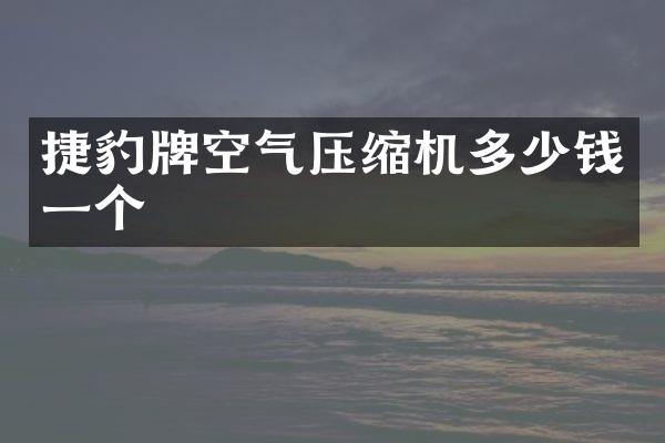 捷豹牌空氣壓縮機(jī)多少錢一個