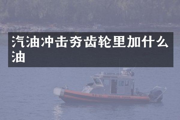 汽油沖擊夯齒輪里加什么油