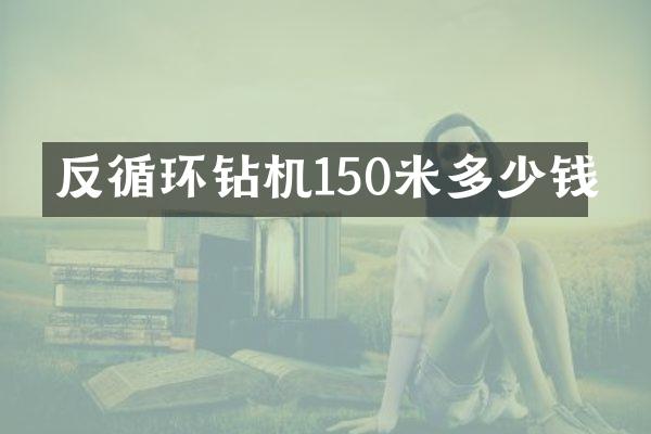 反循環(huán)鉆機(jī)150米多少錢