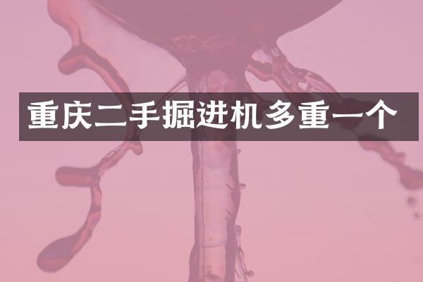 重庆二手掘进机多重一个