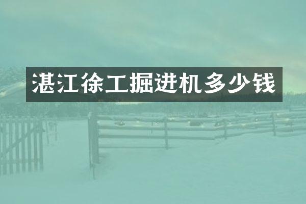 湛江徐工掘進(jìn)機(jī)多少錢