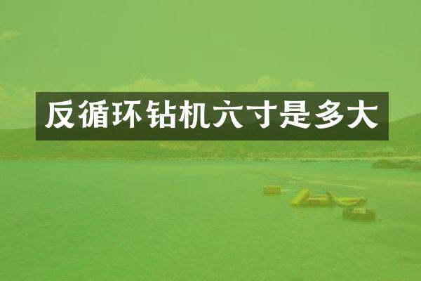 反循環(huán)鉆機(jī)六寸是多大