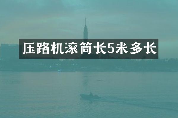 壓路機滾筒長5米多長