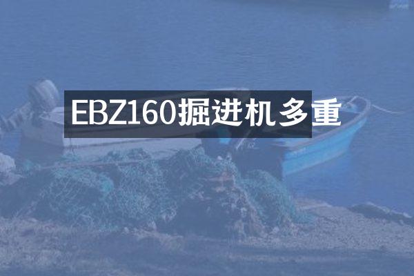 EBZ160掘進(jìn)機(jī)多重