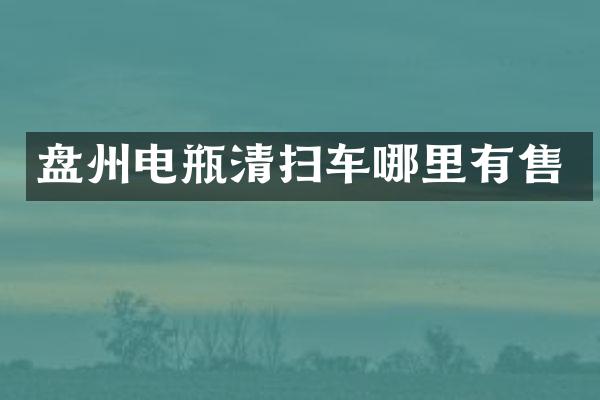 盤州電瓶清掃車哪里有售