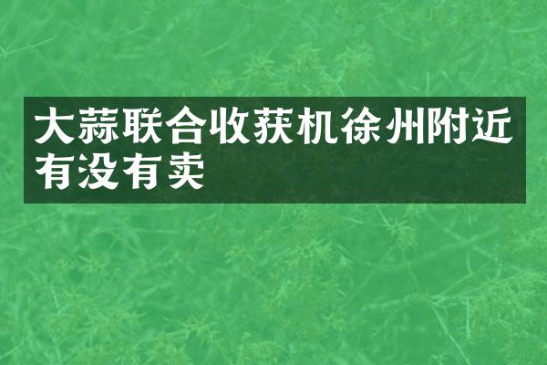 大蒜聯(lián)合收獲機(jī)徐州附近有沒有賣