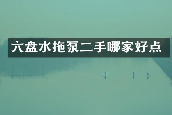 六盤(pán)水拖泵二手哪家好點(diǎn)