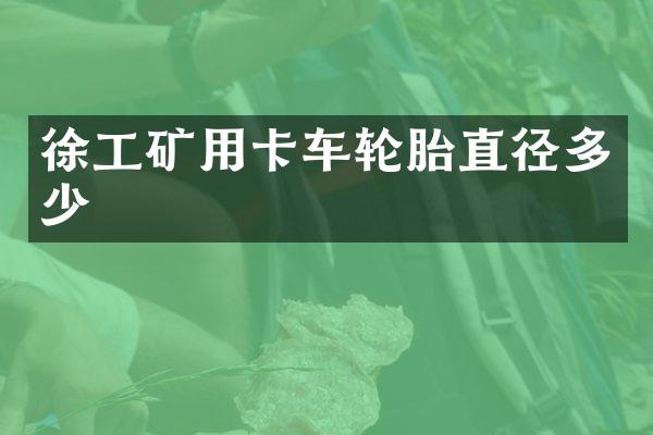 徐工礦用卡車輪胎直徑多少