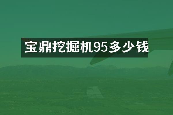 寶鼎挖掘機95多少錢