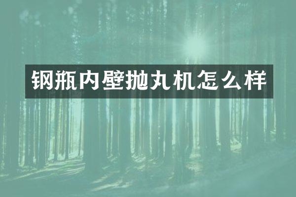 鋼瓶內(nèi)壁拋丸機怎么樣