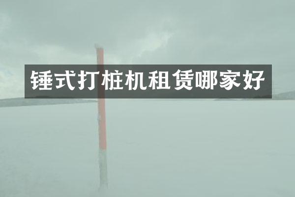 錘式打樁機租賃哪家好