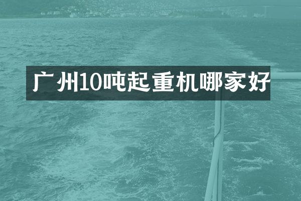 廣州10噸起重機(jī)哪家好