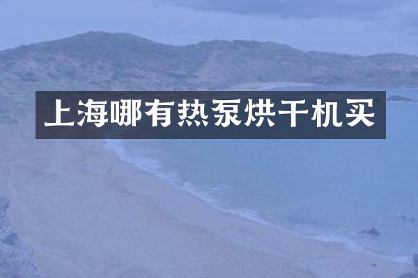 上海哪有熱泵烘干機(jī)買