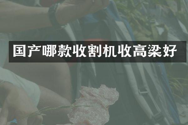 國產(chǎn)哪款收割機收高梁好