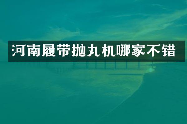 河南履帶拋丸機(jī)哪家不錯