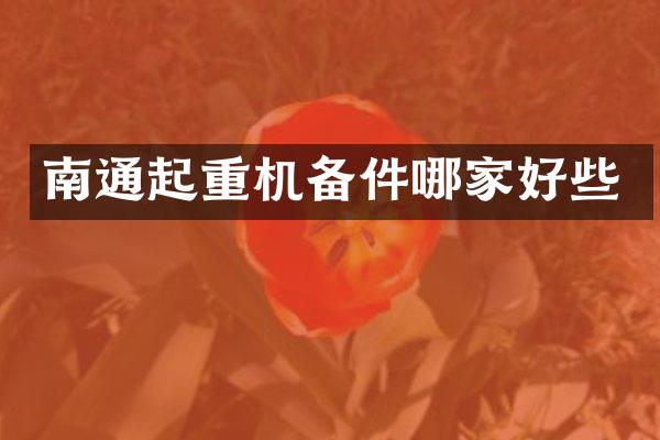 南通起重機(jī)備件哪家好些