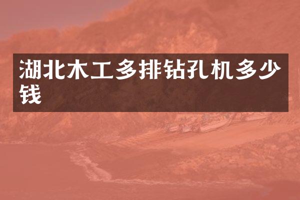 湖北木工多排钻孔机多少钱