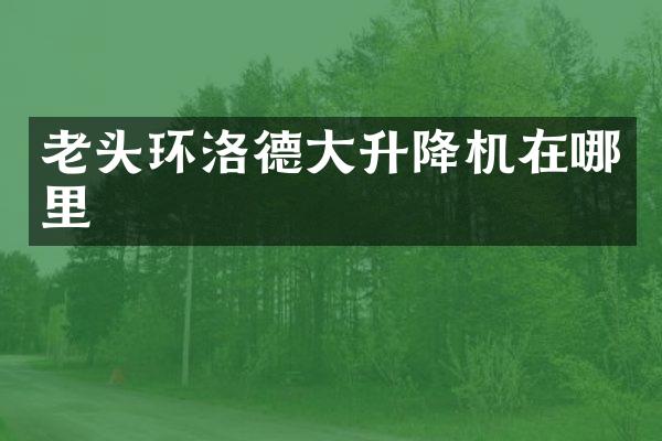 老頭環(huán)洛德大升降機在哪里