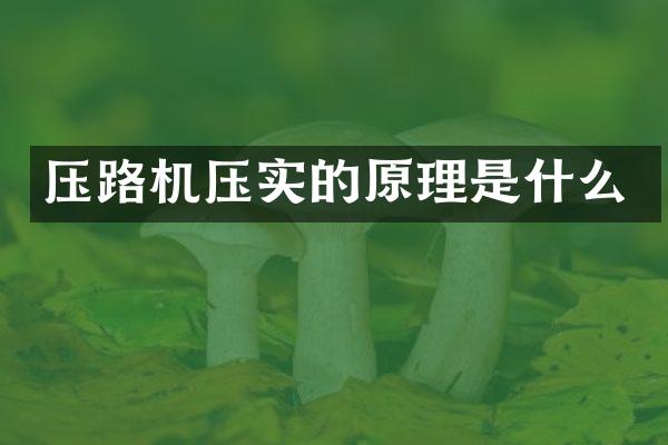 壓路機壓實的原理是什么