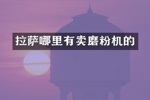 拉萨哪里有卖磨粉机的