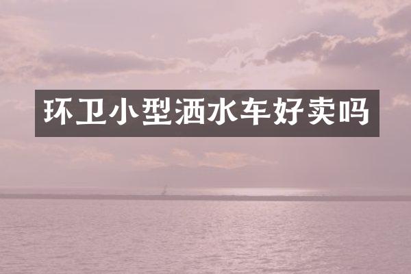 環(huán)衛(wèi)小型灑水車(chē)好賣(mài)嗎
