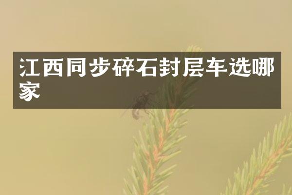 江西同步碎石封層車選哪家