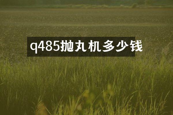 q485拋丸機多少錢