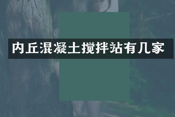 內(nèi)丘混凝土攪拌站有幾家