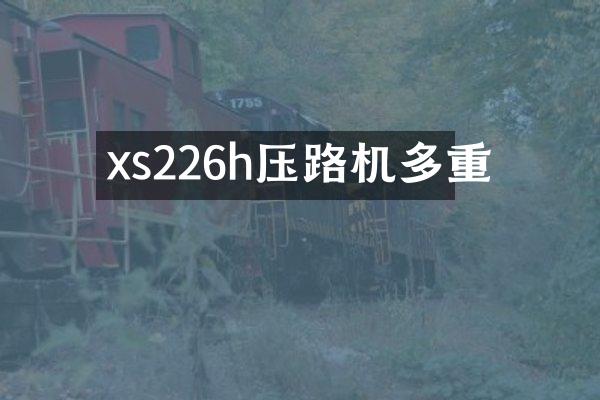 xs226h壓路機(jī)多重