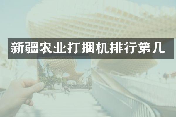 新疆農(nóng)業(yè)打捆機排行第幾