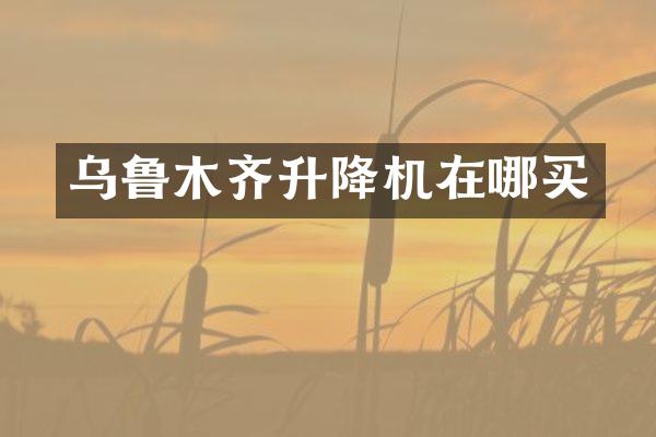 烏魯木齊升降機(jī)在哪買