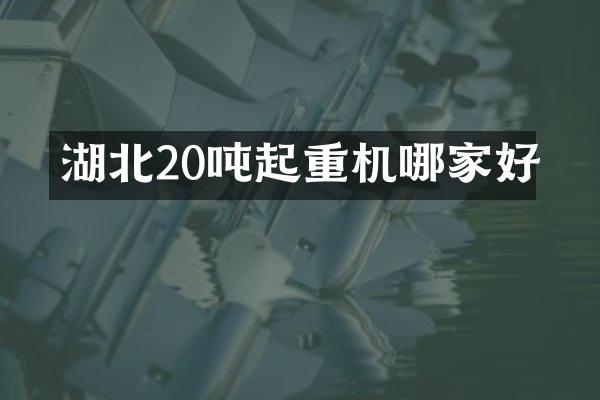 湖北20噸起重機哪家好