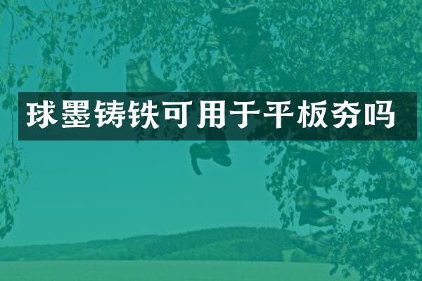 球墨鑄鐵可用于平板夯嗎