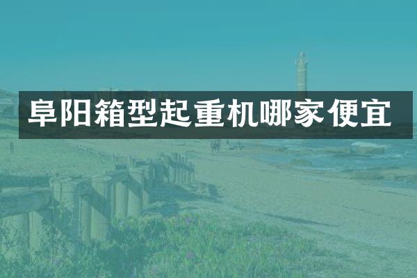 阜陽箱型起重機哪家便宜