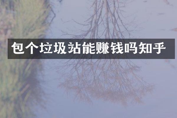 包個垃圾站能賺錢嗎知乎